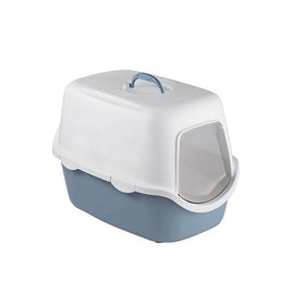 Cathy stefanplast Quick, and easy to assemble hooded cat toilet.