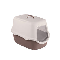 Cathy stefanplast Quick, and easy to assemble hooded cat toilet.