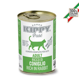 Kippy Cat Wet Food Adult Pate Rice in Rabbit  can - 400 g