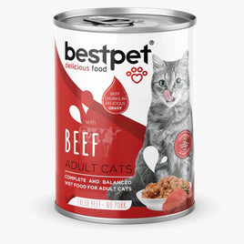 Best Pet Adult Cat Beef in Gravy - Can 400g