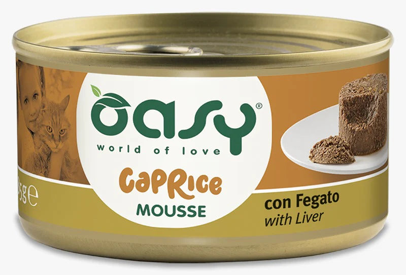 Oasy Cat Wet Food Liver Mousse - Can 85 gm