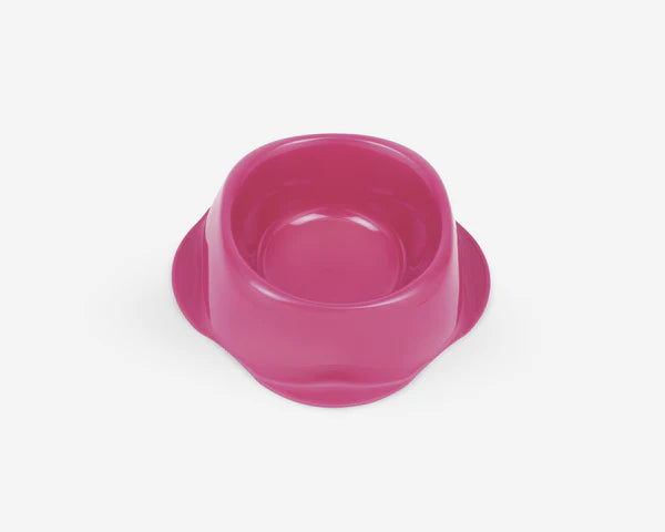 Plastic Pet Bowl Pink - Small Size