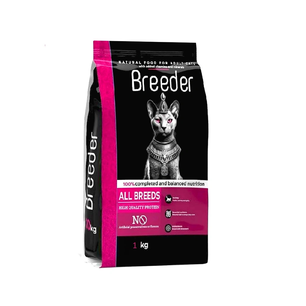 Breeder Cat Dry Food Adult Natural 1 kg