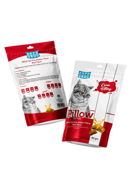 ORGO Pillow Cat Treat Beef Flavor 80gm