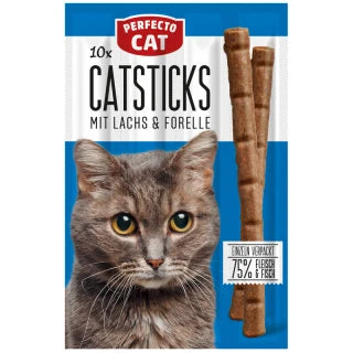 Perfecto Cat Treats 50g X10  Salmon & trout Fish (1pic)