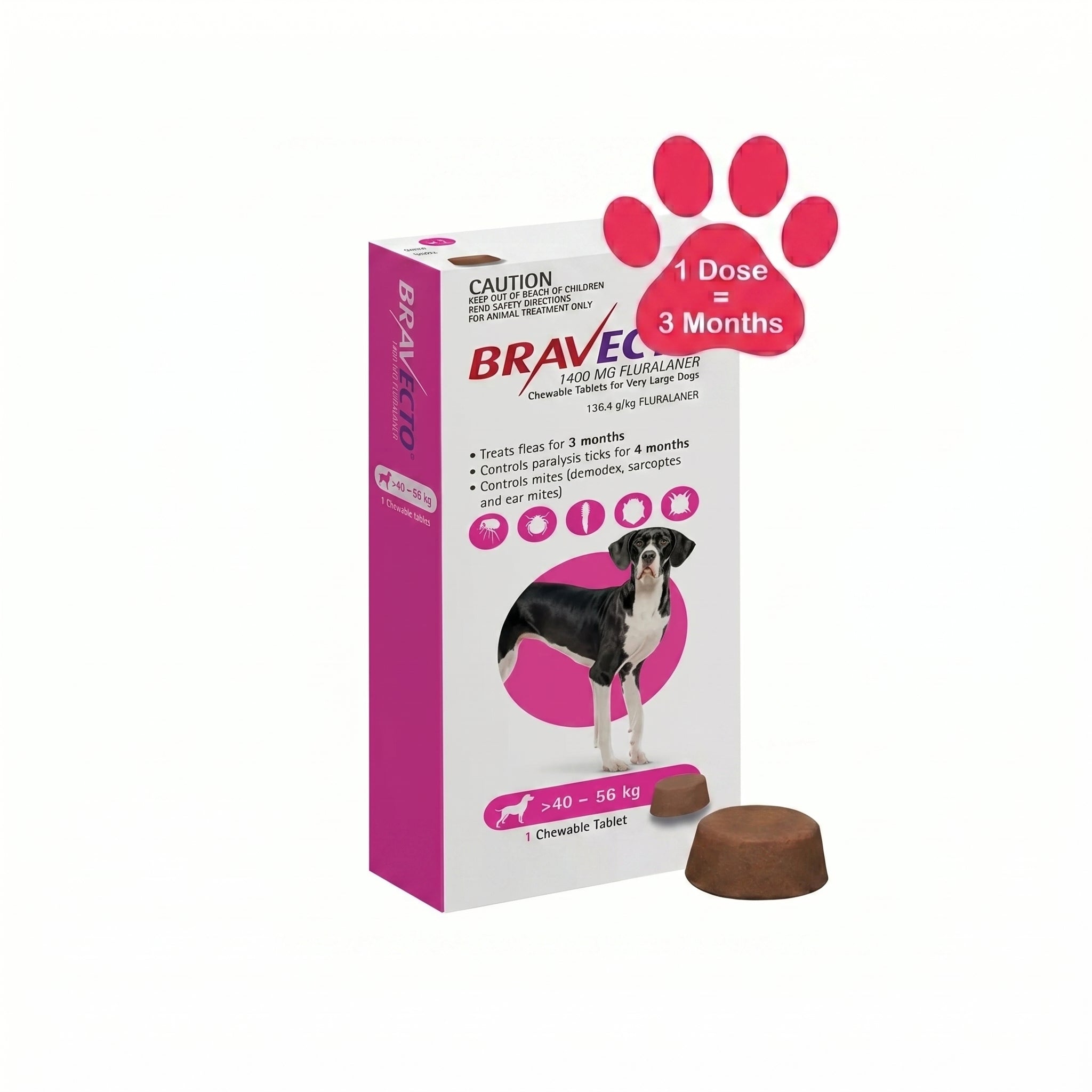 Bravecto 40 - 56 kg