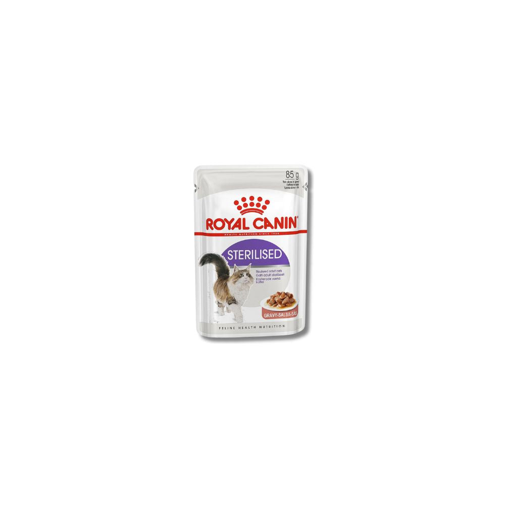 Royal Canin Sterilised Gravy - Complete Wet Cat Food (85g)