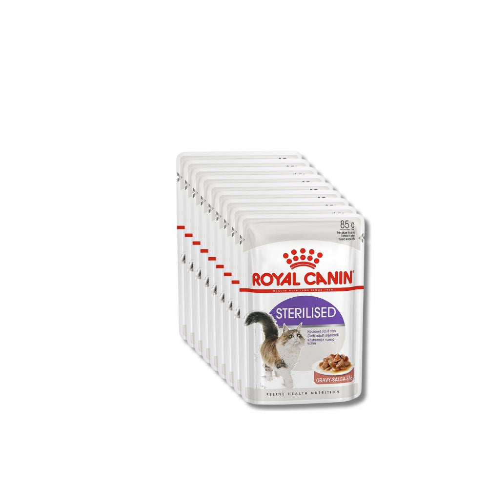 Royal Canin Sterilised Gravy - Complete Wet Cat Food (85g)