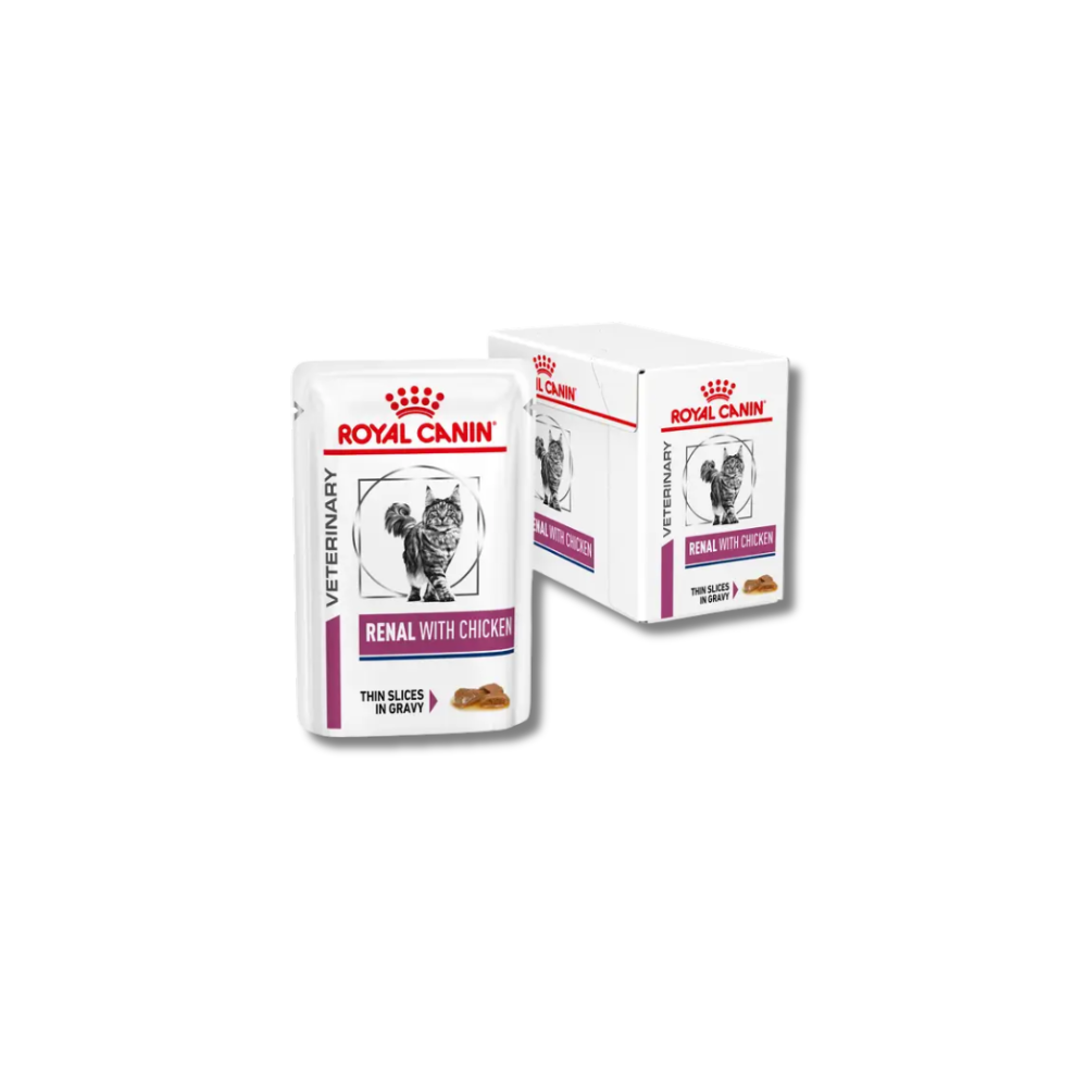 Royal Canin Veterinary Diet Feline Renal with Chicken 85gm