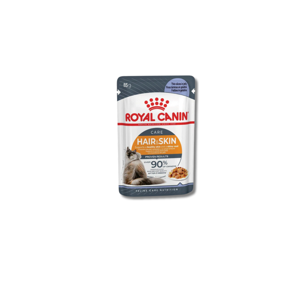 Royal Canini Cat Wet food Hair & Skin poush Pouch 85g