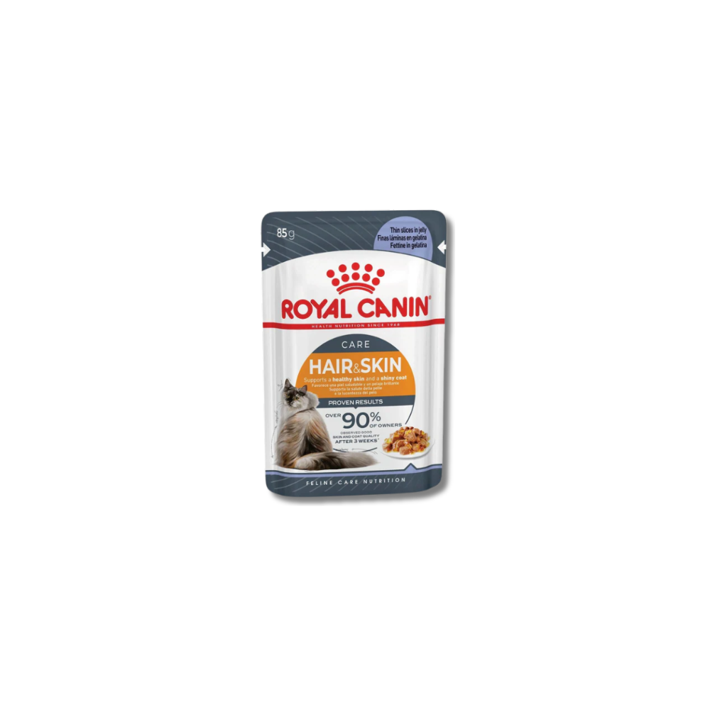 Royal Canini Cat Wet food Hair & Skin poush Pouch 85g