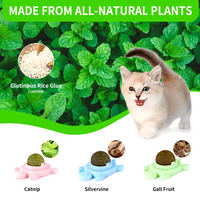 Catnip Edible Licking Balls Snack Healthy Cat Treats Cat Mint Ball Catnip ball Cat Toy