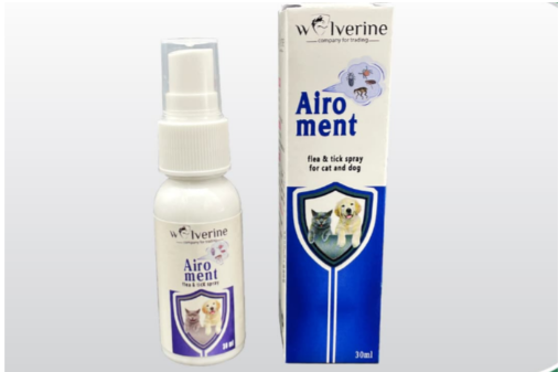 Wolfy Airo Ment Flea & tick spray for cat and dog