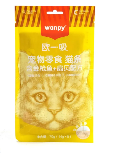 Wanpy creamy Treat Fish & Scallop -70g