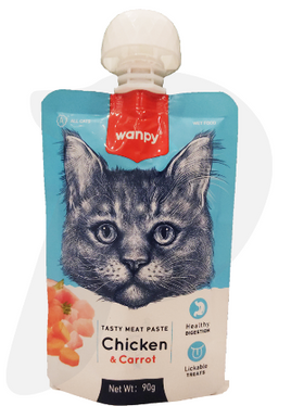 Wanpy Cat Award Chicken Carrot Paste 90 Gm