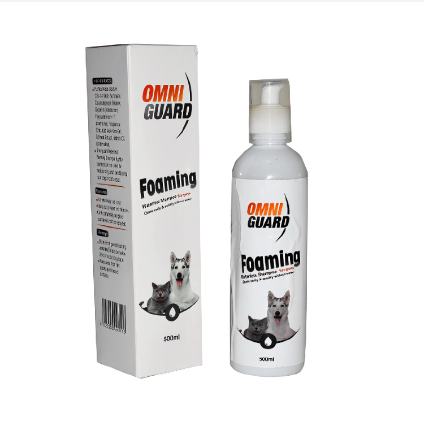 omni guard foaming waterless shampoo 500 ml