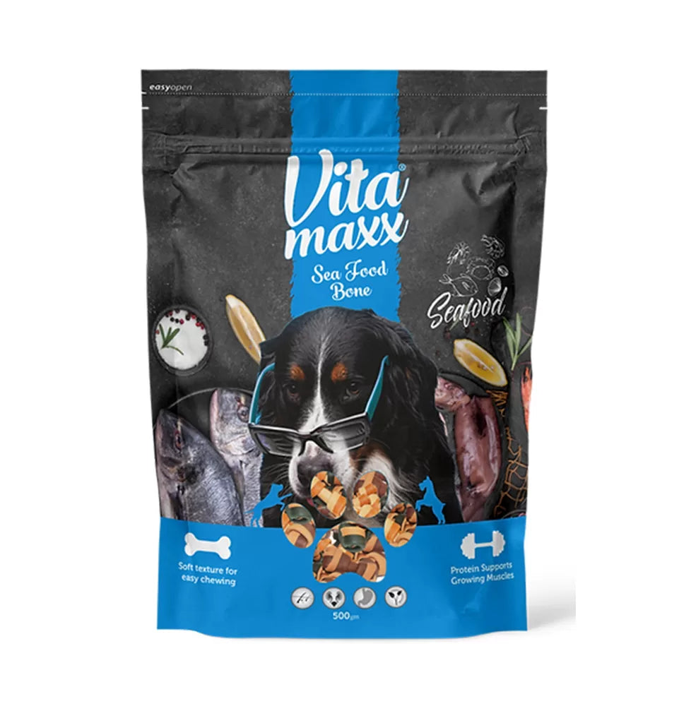 Vita Maxx Treat Sea Food For Dogs 500Gm