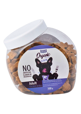 Orgo Biscuits For Adult Dogs With Chicken And Rice 500G