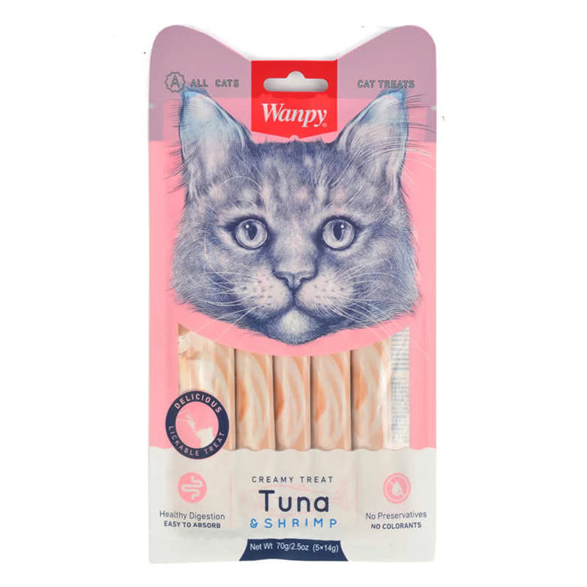 Wanpy creamy Treat Tuna & Shrimp -70g