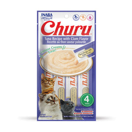 Churu Tuna Recipe with Clam Flavor 4 Tubes