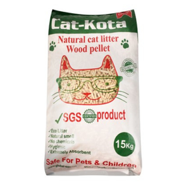 Cat-Kota Clumping Wood Litter 15kg