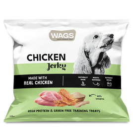 Wags Chicken Jerky with Sesame 300g