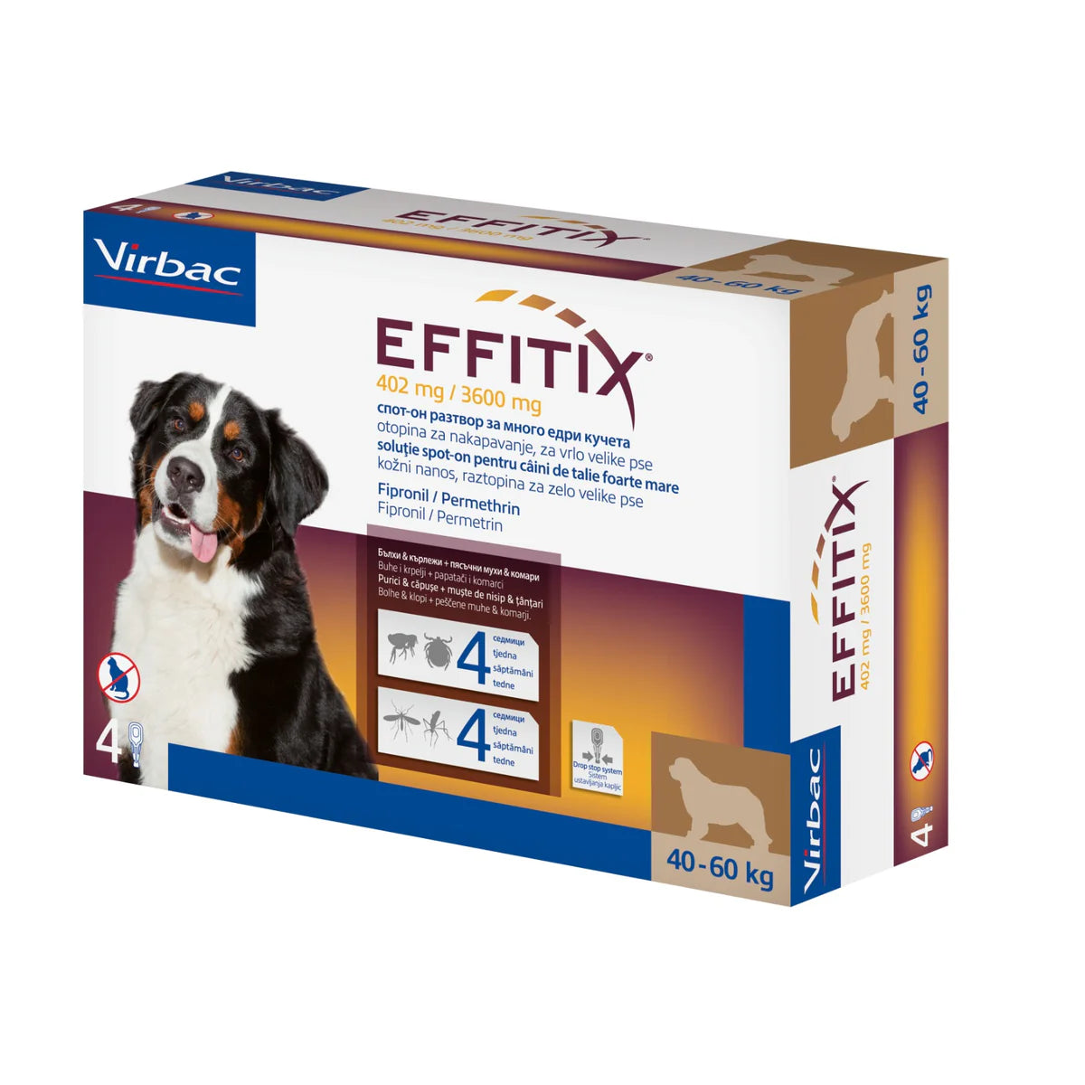 VIRBAC Effitix Spot On Cane Xlarge (40 - 60 Kg)