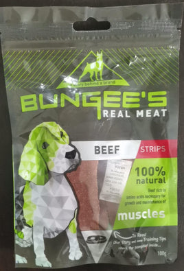 Bungees Dog Treats Beef100gm