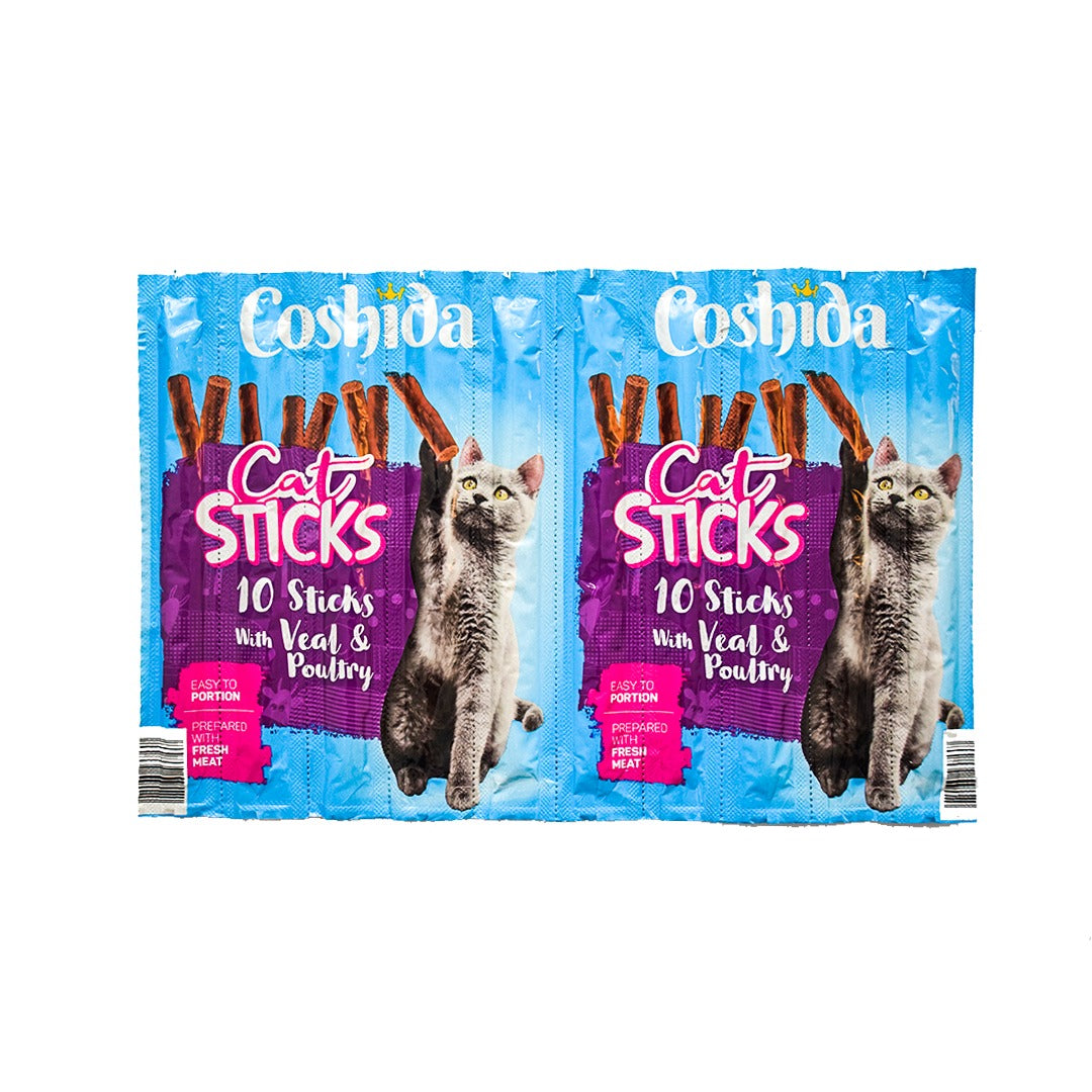 Coshida Cat Treats With Veal & Poultry