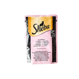 Sheba Cat Wet Food Pouch With Salmon 85g