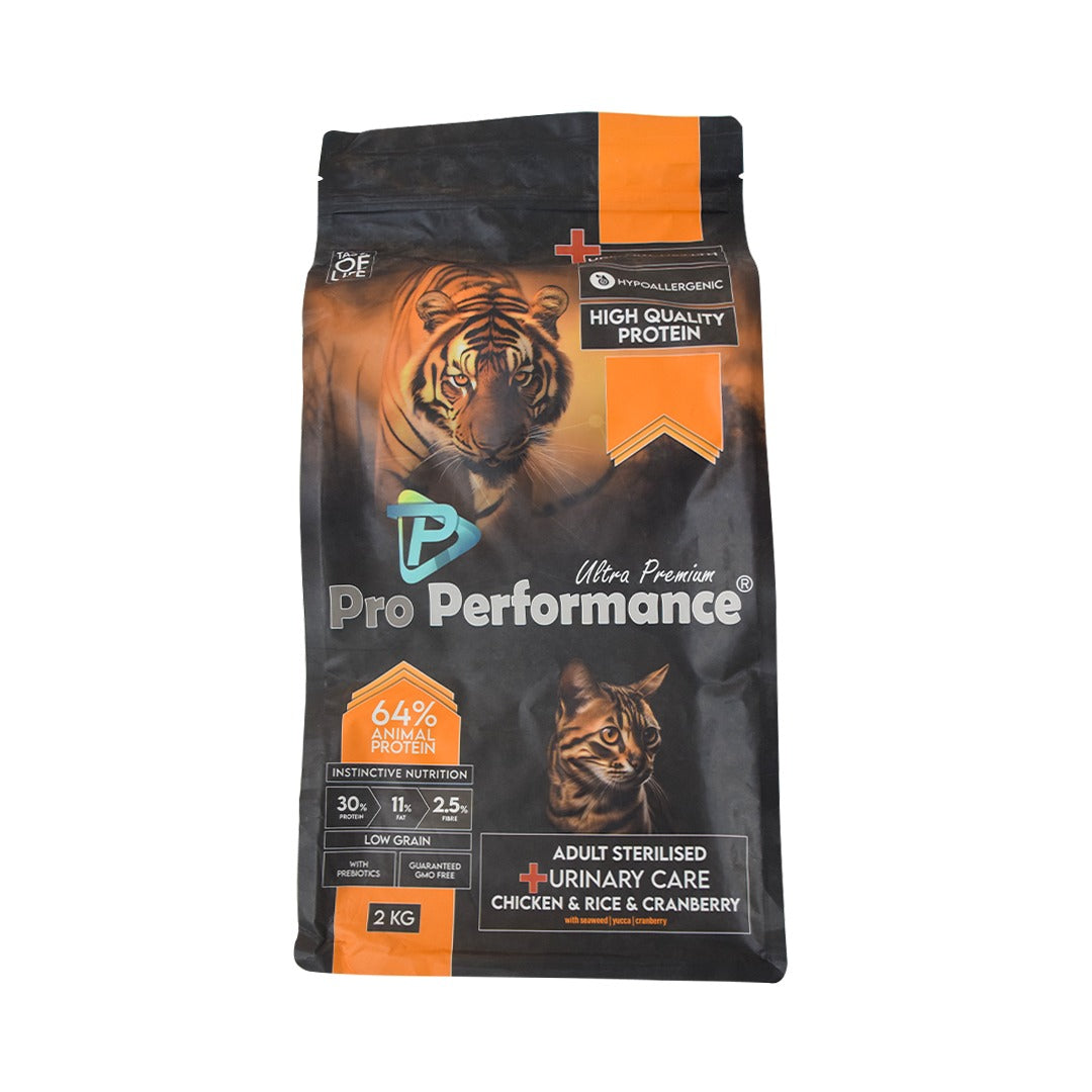 PRO Performance Adult Sterilised + URINARY Care (chicken-rice-cranberry) 2KG