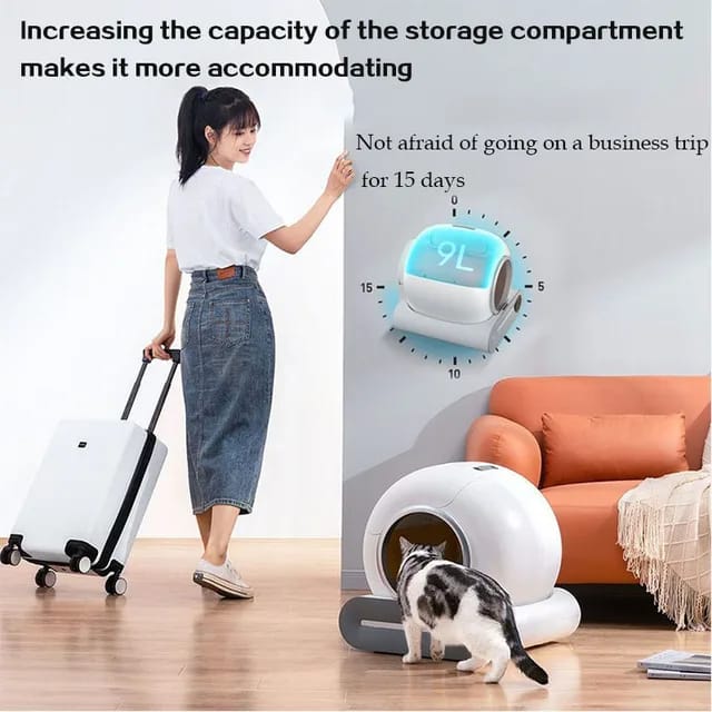 Smart Cat Litter Box Self-Cleaning