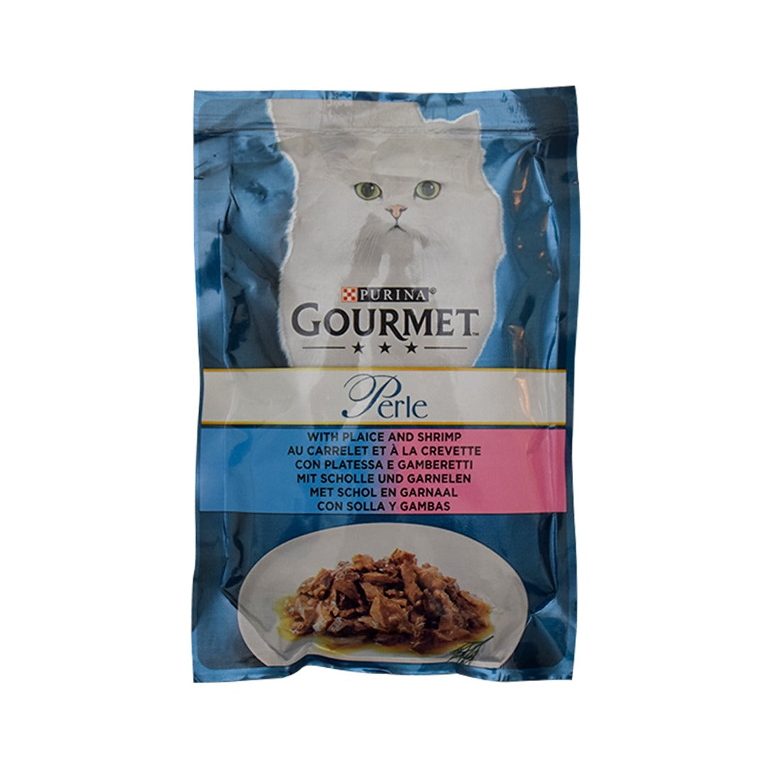 Purina Gourmet Perie with Plaice and shrimp 85g