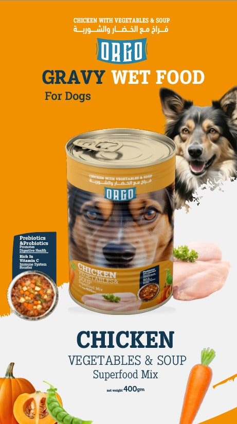 Orgo Chicken Vegetables & Soup – Super Food Mix – 400g