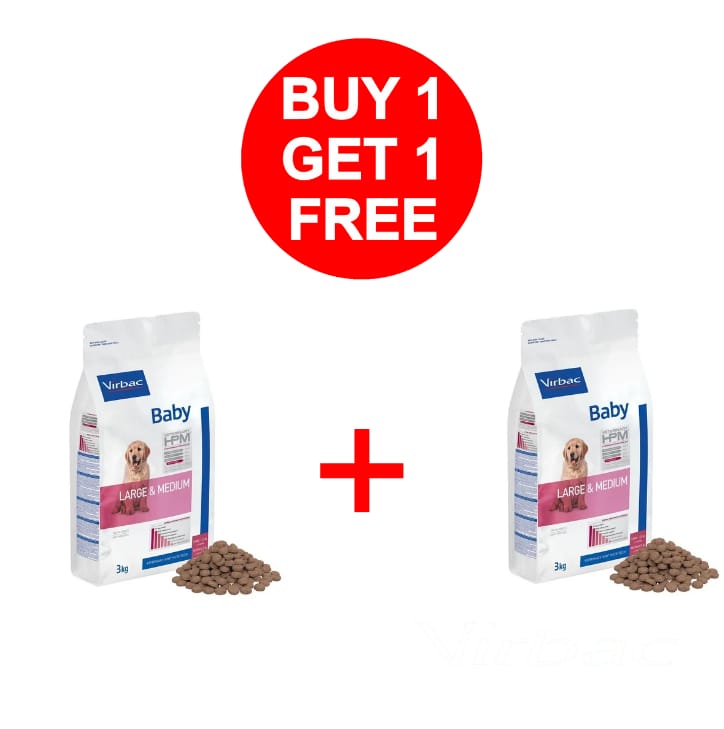 Virbac Baby Dog Food - (Medium & Large Breeds) 3 kg