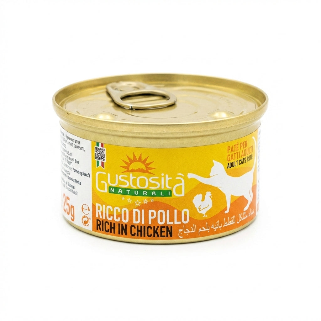 Gustosita Cat Wet Food Adult pate with Chicken - 85 g