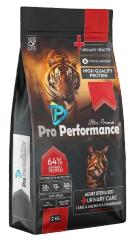 Pro Performance Cat Dry Food Adult  Urinare Care&Lamb &Salmon 2kg