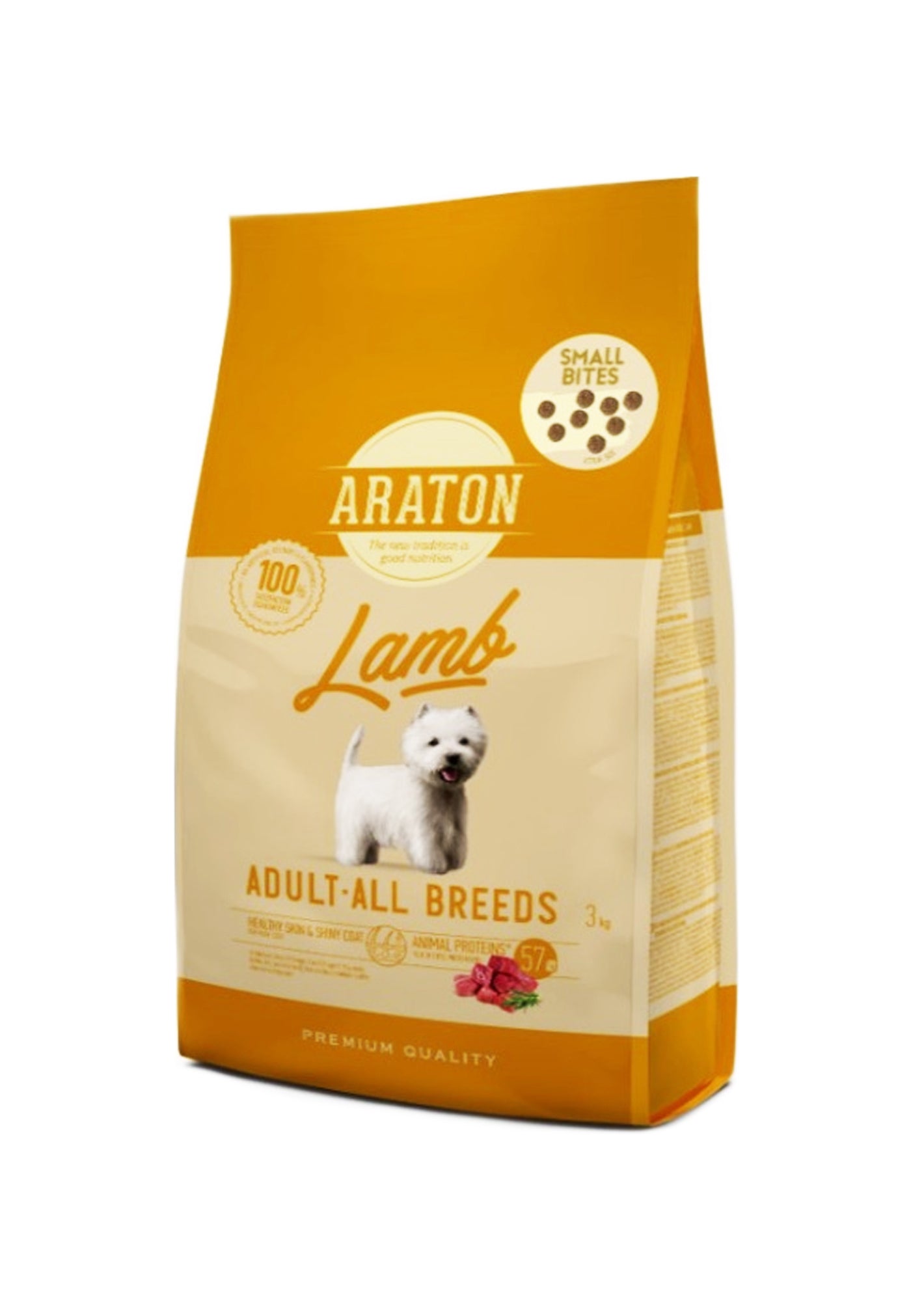 Araton Dog Dry Food Mini Adult Lamb - 3kg