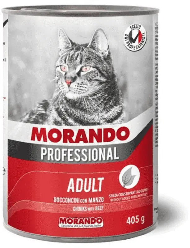 morando professional chunks with beef 405g