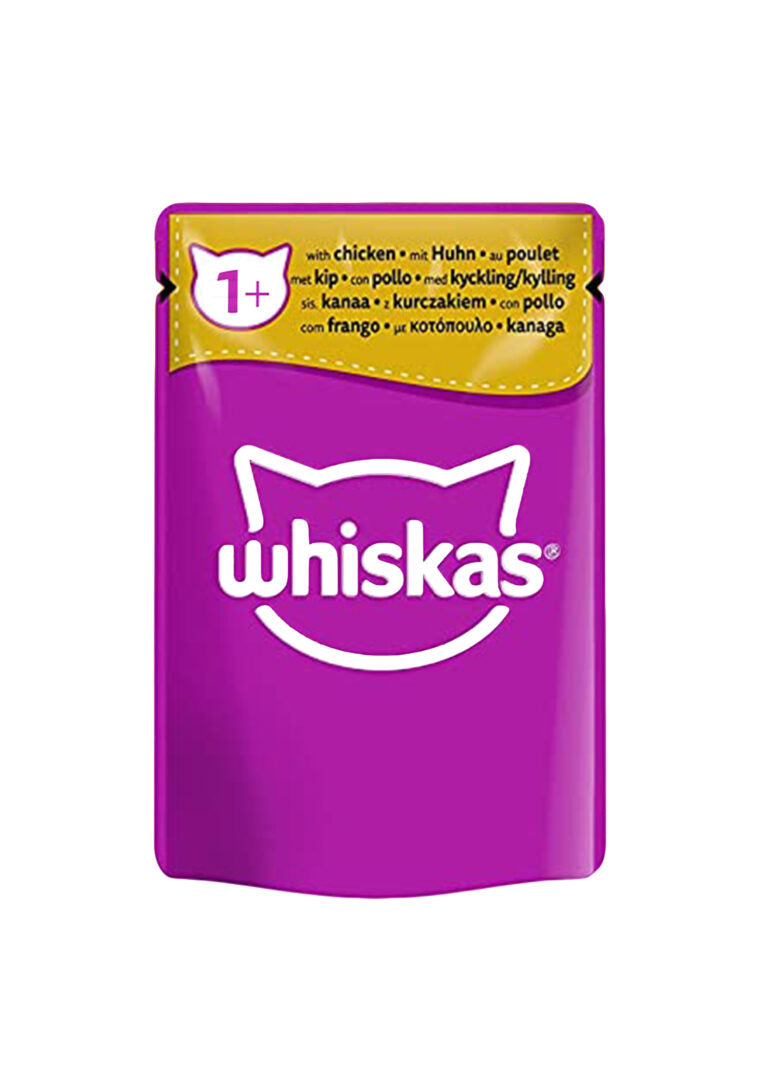 Whiskas Cat Wet Food With Chicken In Grave- Pouch 85gm