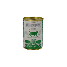 Kippy Wet Food For adult Cat beef with small peas 400 gr