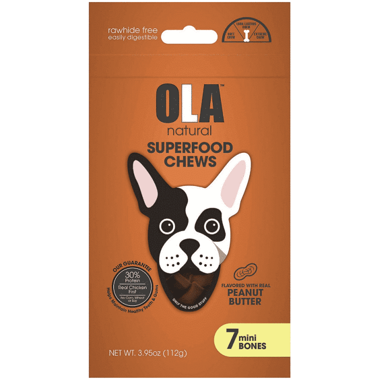 OLA natural - peanut butter - 7 mini bones - 112g