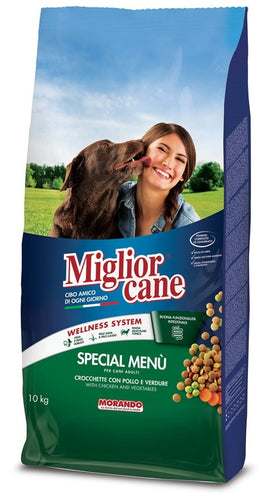 Miglior cane  Adulti Dog Dry Food With Chicken And Vegetables 10kg