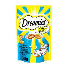 Dreamies Cat Treats 60g Mix Cheese & Fish