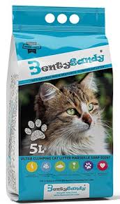 Benty Sandy Cat Litter marseille soap Clumping 20L