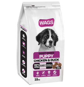 WAGS Dry food For Puppy Giant dog with chicken and duck 18 kg
