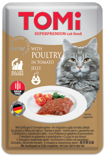 Tomi with poultry in tomato jelly 100g