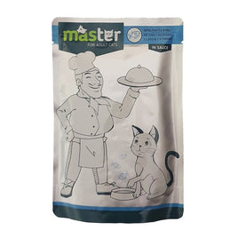 Master Cat Wet Food Adult with fish - Pouch 80 g