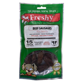 Freshy Dog Treats Beef Sausages Grain Free Award 80 gm