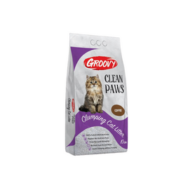 GROOVY CAT LITTER CLEAN PAWS 10 L Coffee